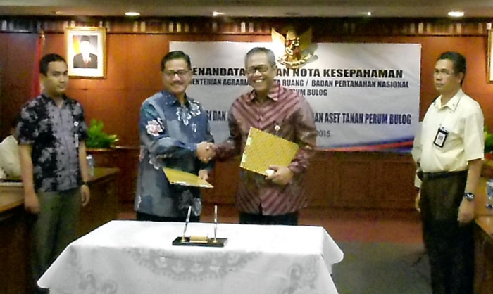 Legalisasi Aset Tanah, Bulog Teken MoU dengan Kementerian Agraria